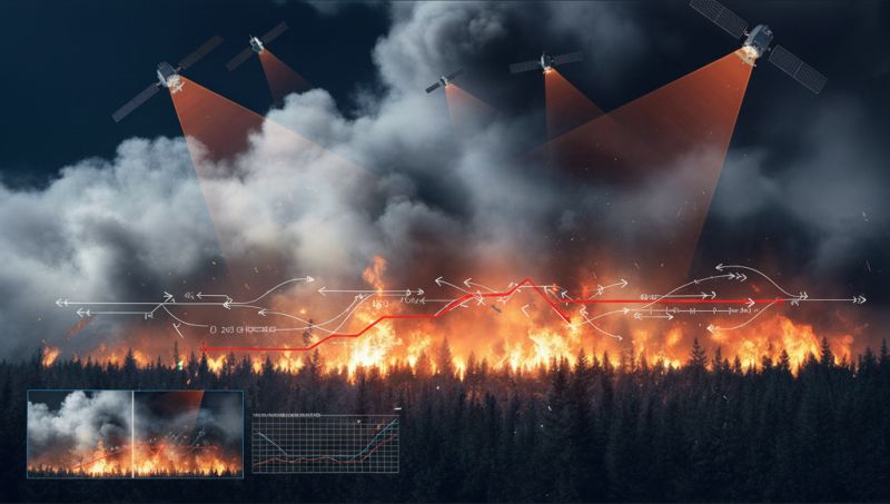 Los incendios forestales tendrán vigilancia desde el espacio con satélites que podrán identificar cambios en el fuego.jpg